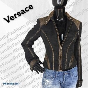 Versace jeans couture Zip up Vintage Jacket